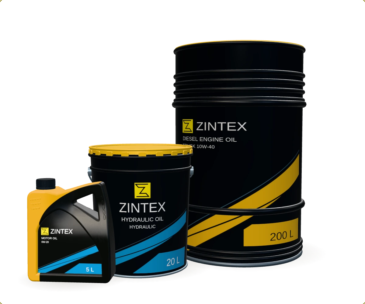 ZINTEX engine oil canister, hydraulic oil pail and heavy-duty engine oil drum